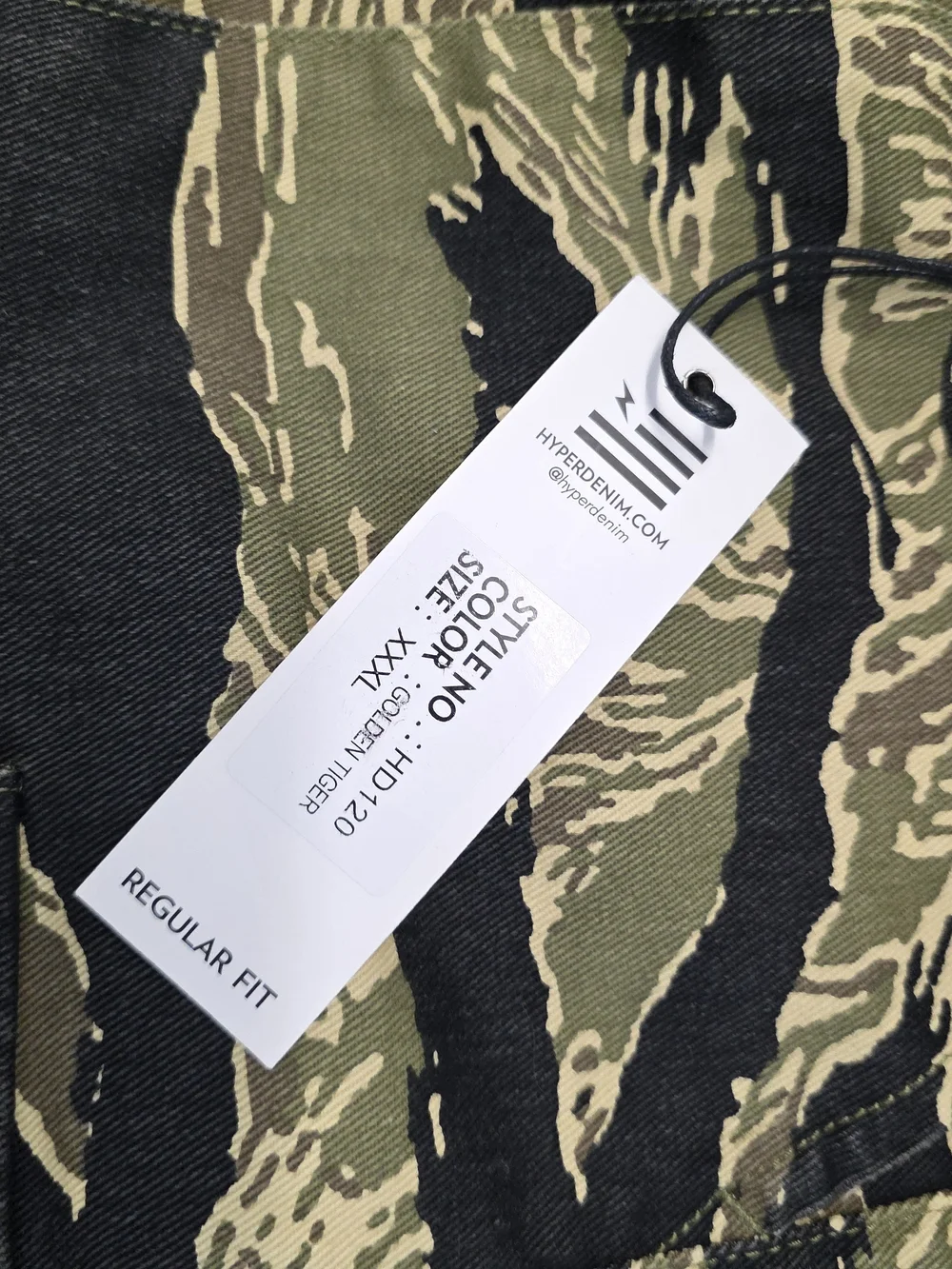 Hyper Denim Camo Pants Men's Size 3XL NWT - Picture 4 of 11